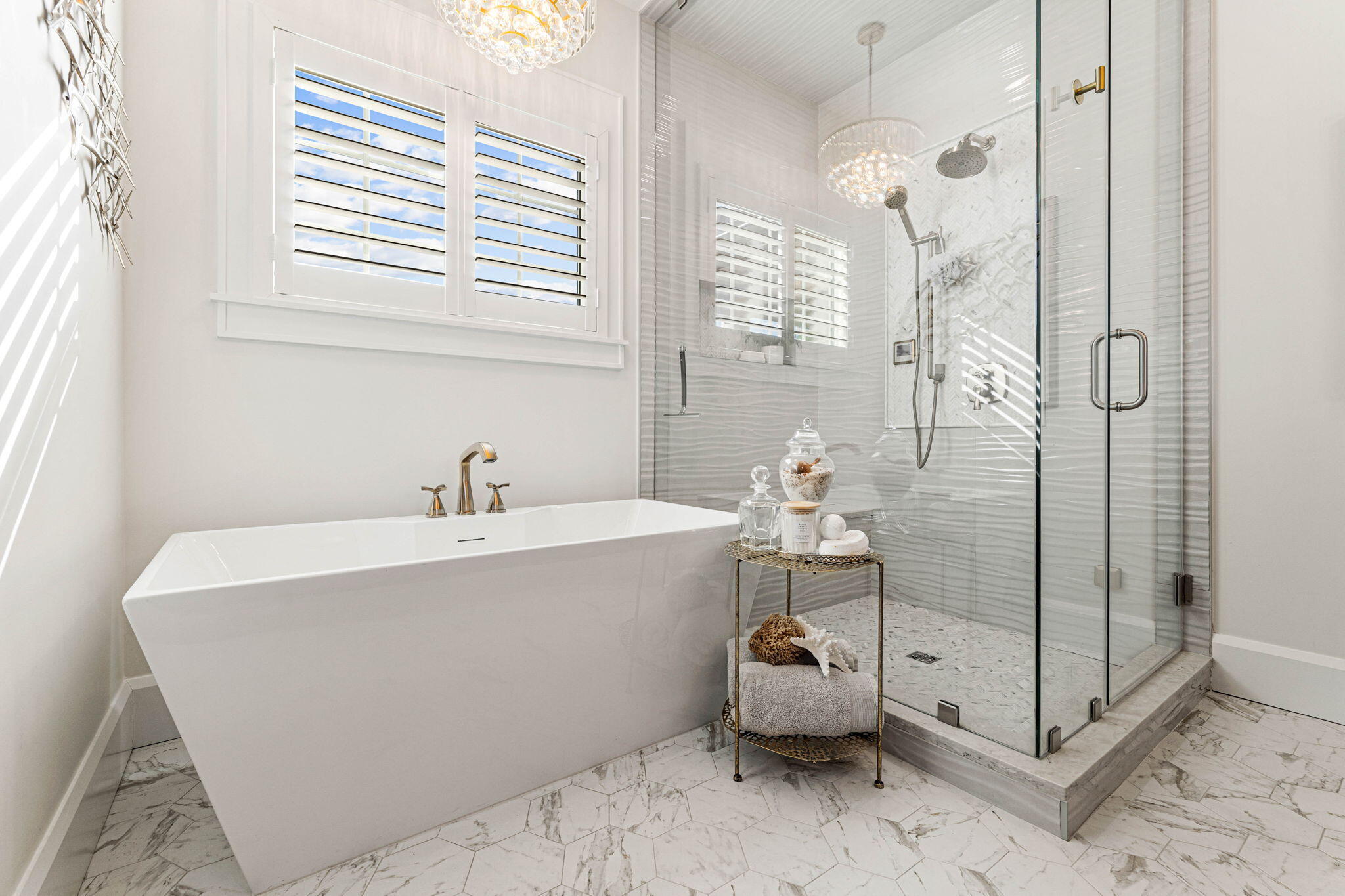 1980 Baytowne Loop Miramar Beach, FL 32550 - Photo 36 of 95 a bathroom with a bathtub and shower