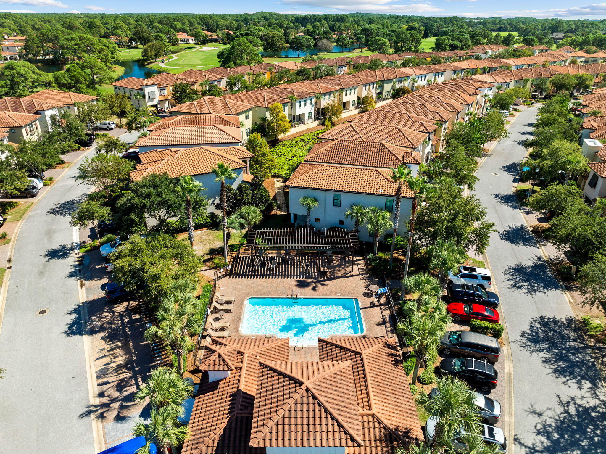 1980 Baytowne Loop Miramar Beach, FL 32550 - Photo 55 of 95 an aerial view of a houses with a lake view