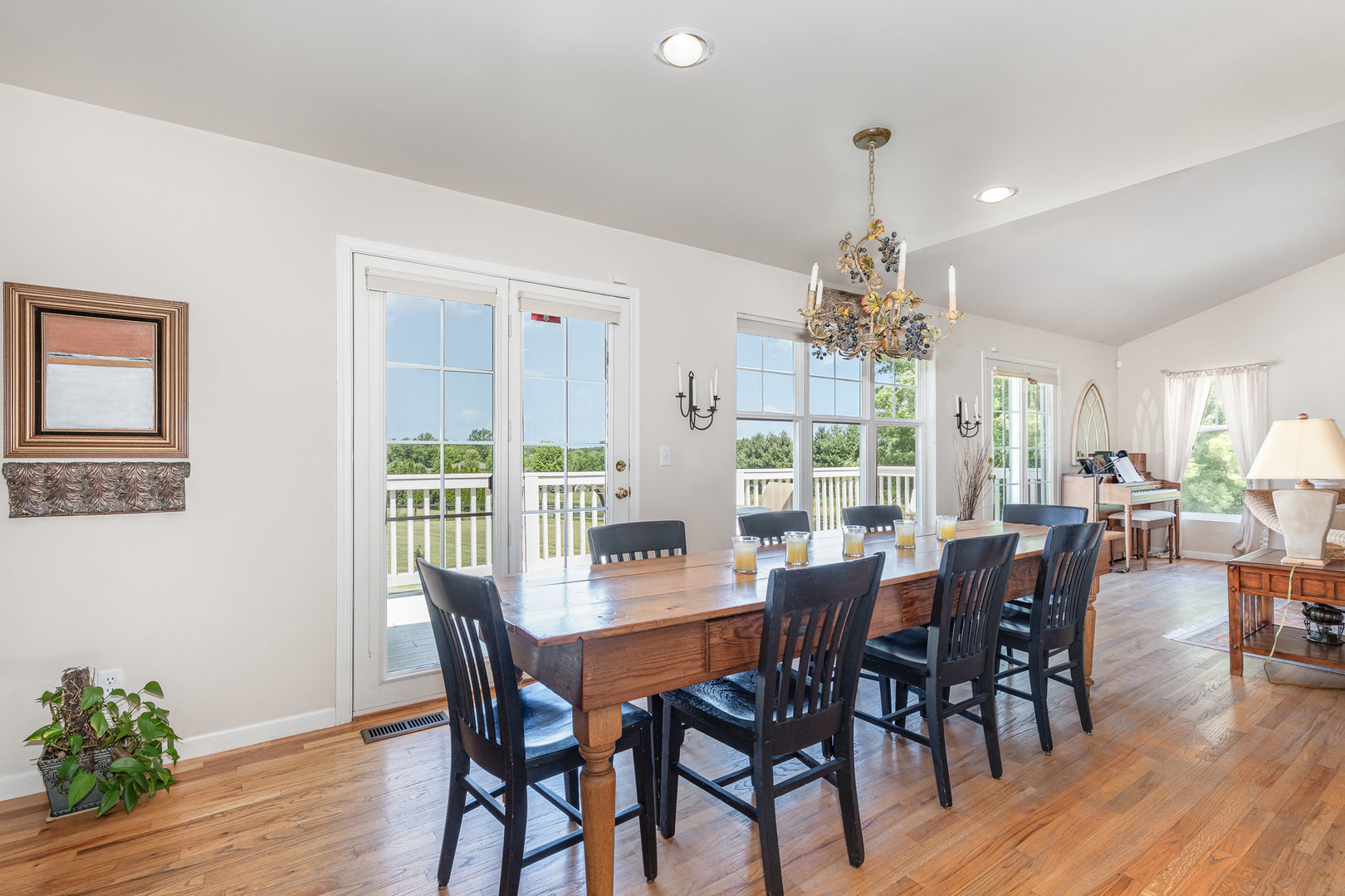 5284 Harvey Road Caledonia, IL 61011 - Photo 13 of 57 a view of a dining room with furniture window and wooden floor