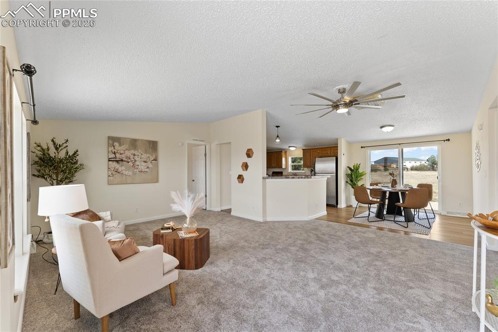 5505 Whipshaw Road Peyton, CO 80831 - Photo 5 of 39 a living room with furniture and white walls