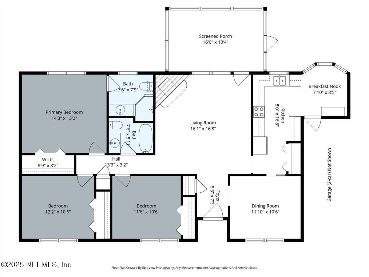 5193 Wembley Road Jacksonville, FL 32257 - Photo 31 of 31 01-Floor Plan - 001 (with dimensions)