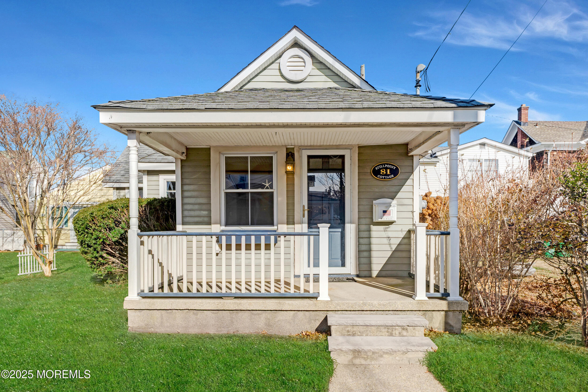81 Inskip Avenue Ocean Grove, NJ 07756 - Photo 2 of 86 a view of a house with a small yard and plants