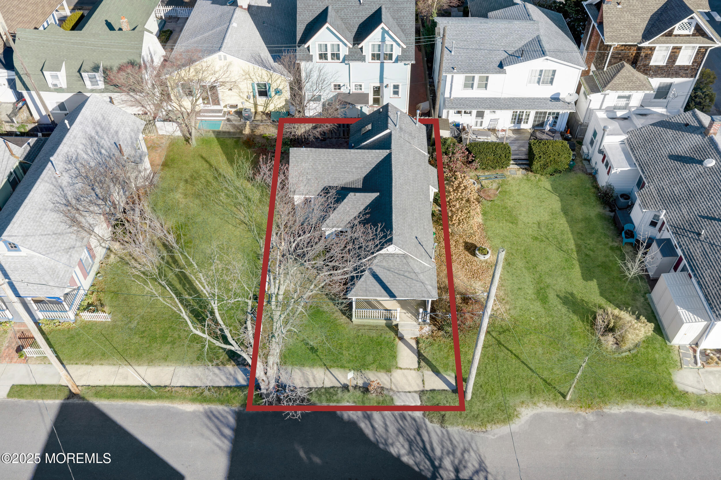 81 Inskip Avenue Ocean Grove, NJ 07756 - Photo 48 of 86 an aerial view of houses and roads