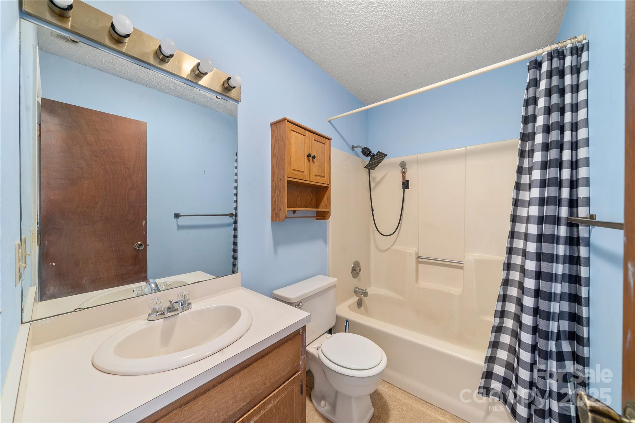 94 Market Street Maggie Valley, NC 28751 - Photo 26 of 40 a bathroom with a sink toilet a mirror and shower