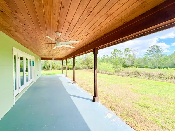 a view of a room with an outdoor space