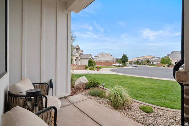 2278 Tawny Ridge Circle St. George, UT 84790 - Photo 5 of 61 Covered patio with concrete flooring