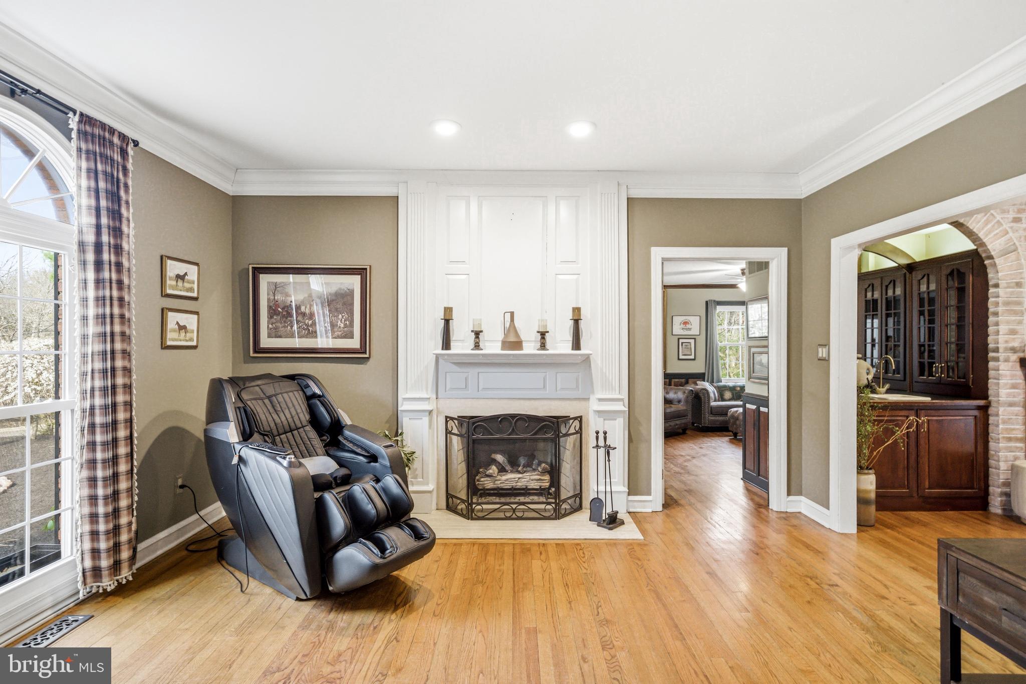 2 Teaberry Drive Medford, NJ 08055 - Photo 23 of 72 a living room with furniture and a fireplace