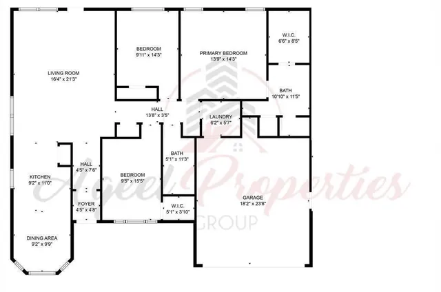 a house with trees in the background