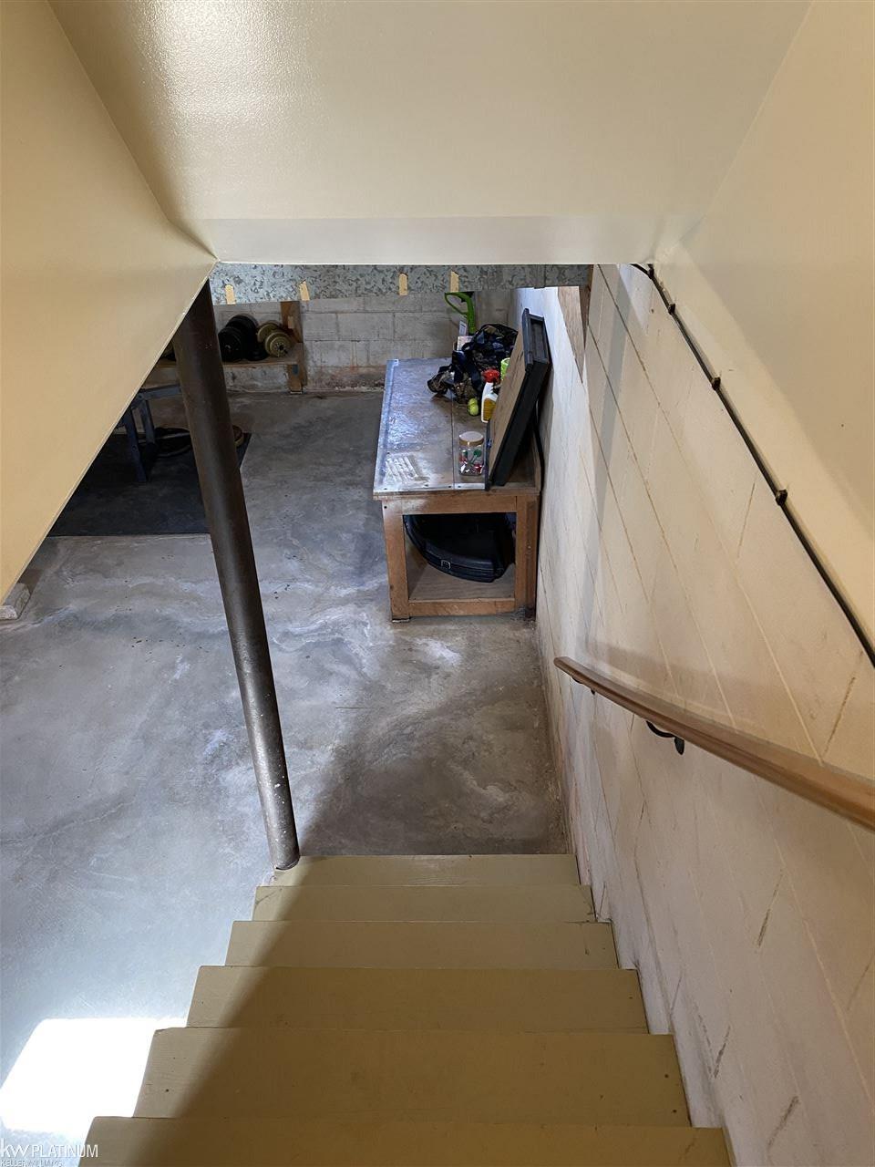 3500 Haines Road Attica, MI 48412 - Photo 30 of 38 stairs leading to basemen