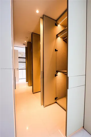 a view of a bathroom with a tub