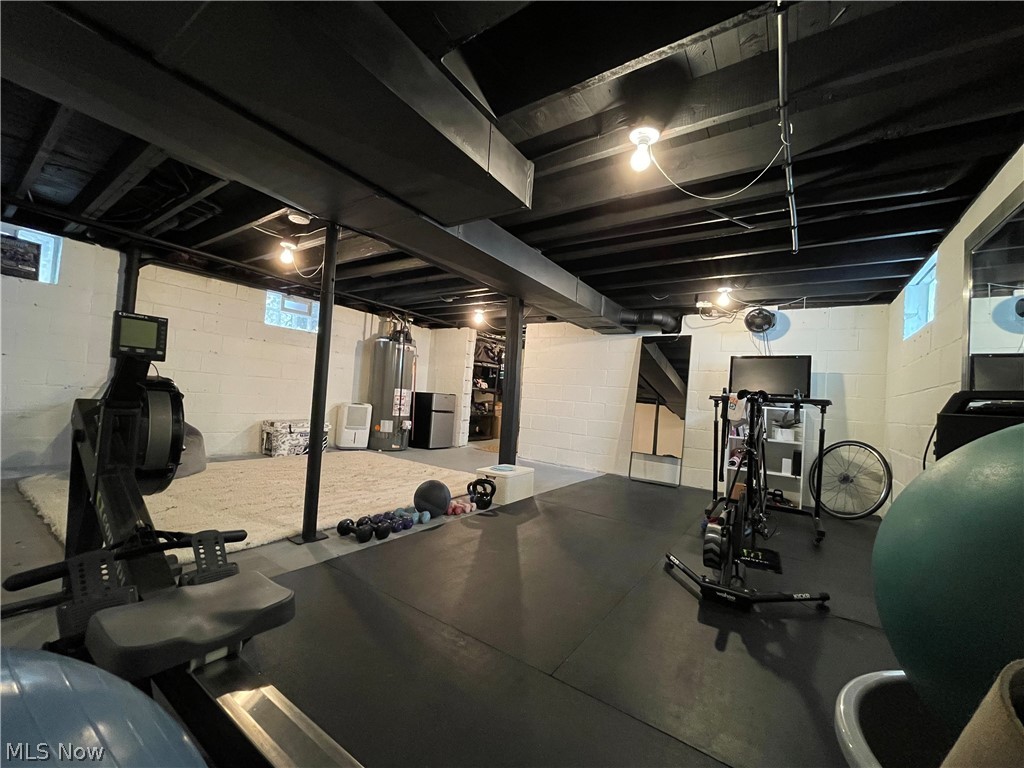 6172 Stone Road Hudson, OH 44236 - Photo 19 of 25 Partially finished basement and work out area.