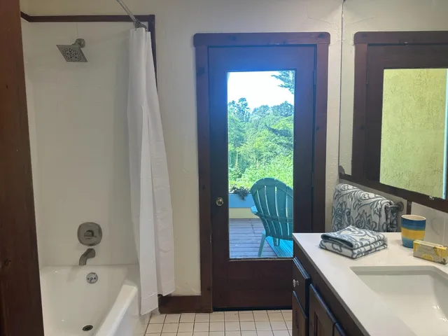 a view of empty room with storage