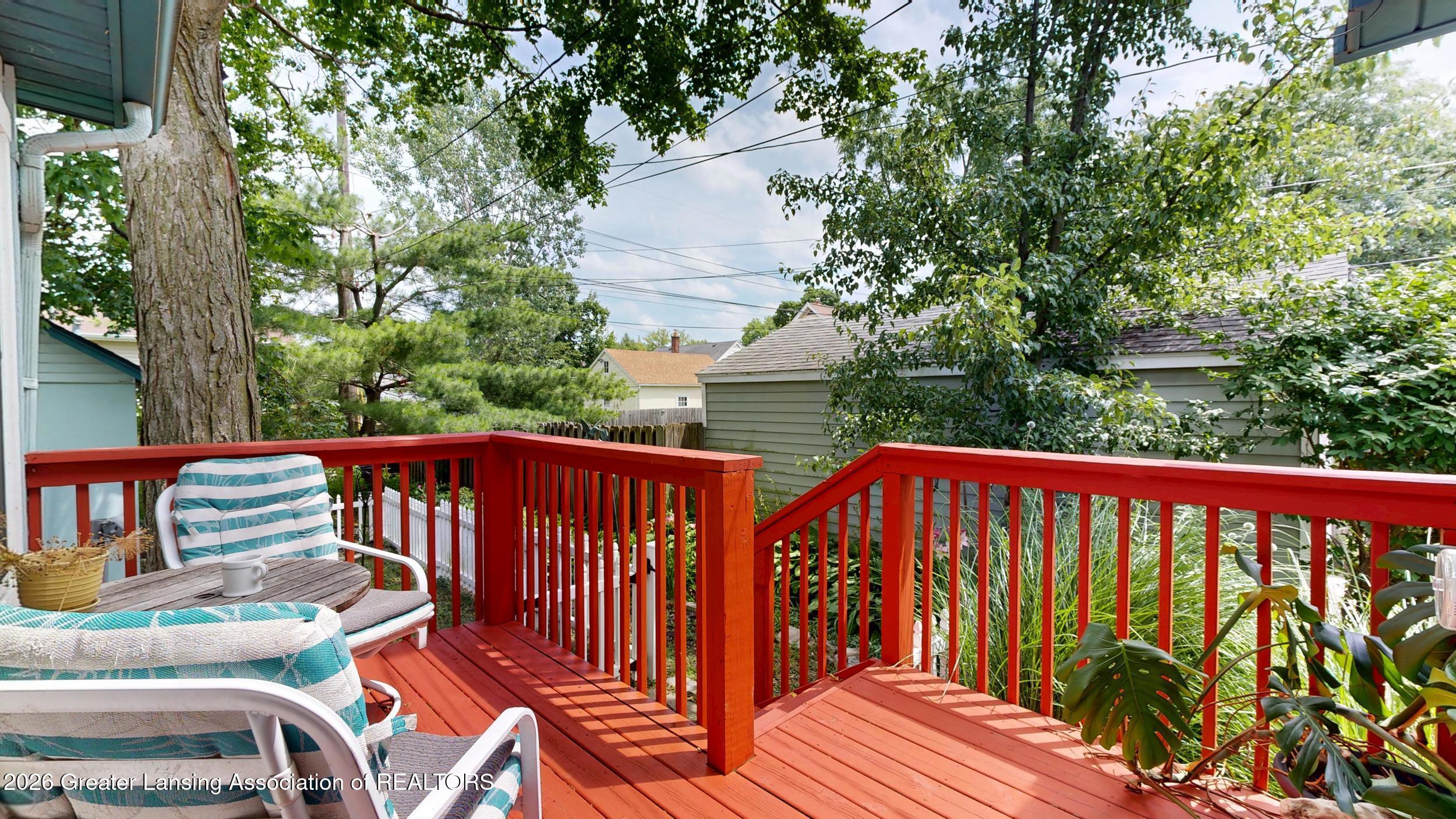 2409 Alpha Street Lansing, MI 48910 - Photo 25 of 46 Deck off 4 Season Room