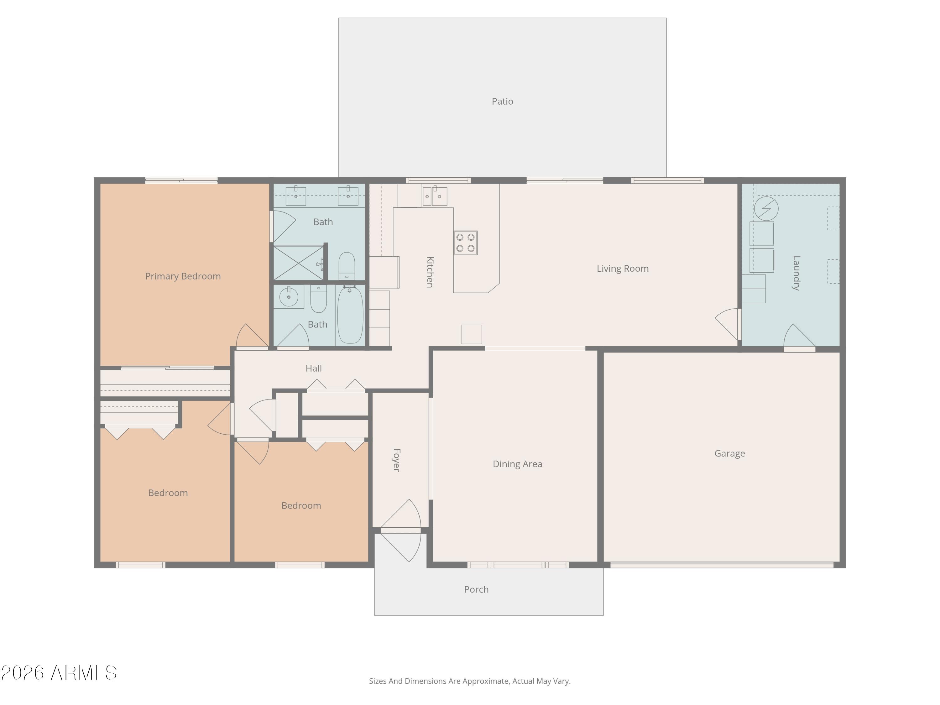 3916 East Bloomfield Road Phoenix, AZ 85032 - Photo 55 of 55 Floorplan