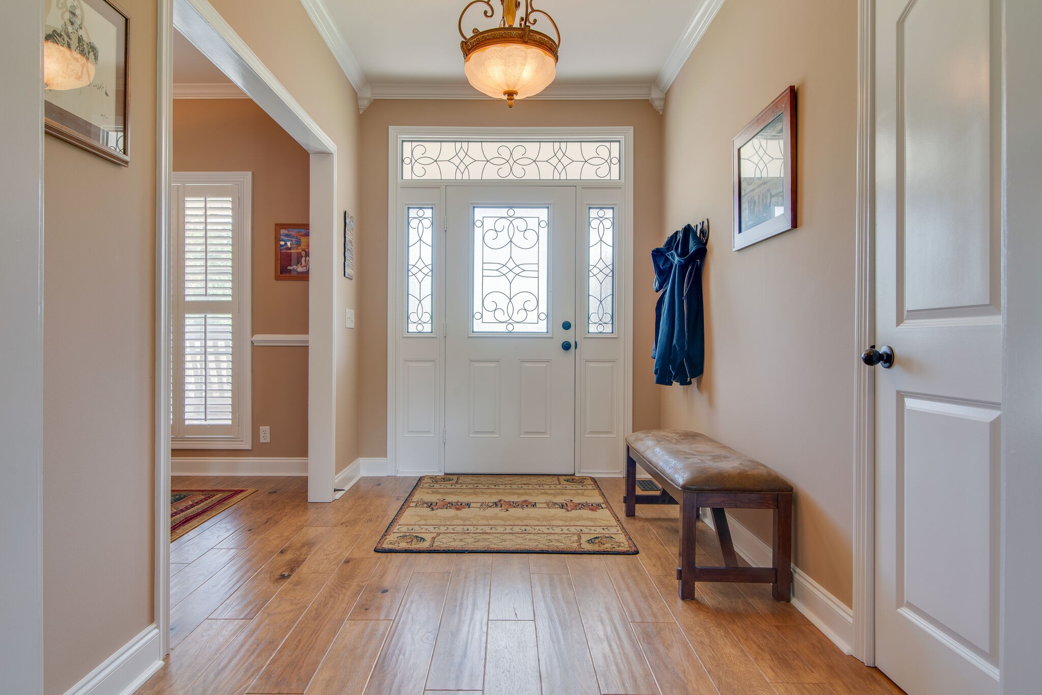 2741 Burgess Gower Road Springfield, TN 37172 - Photo 8 of 50 a view of a room with wooden floor table and front door