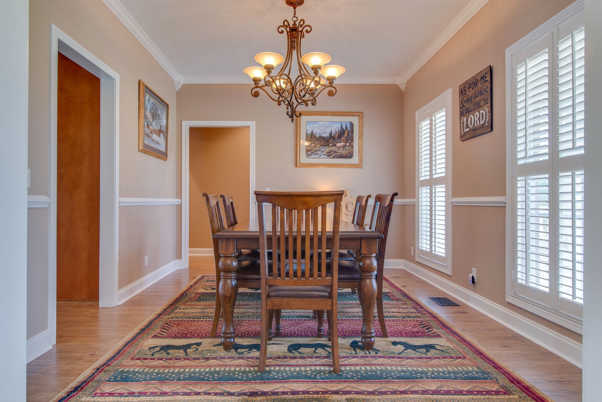 2741 Burgess Gower Road Springfield, TN 37172 - Photo 9 of 50 a view of a dining room with furniture window and wooden floor