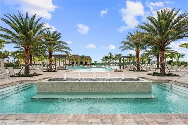 a view of outdoor space with garden and trees