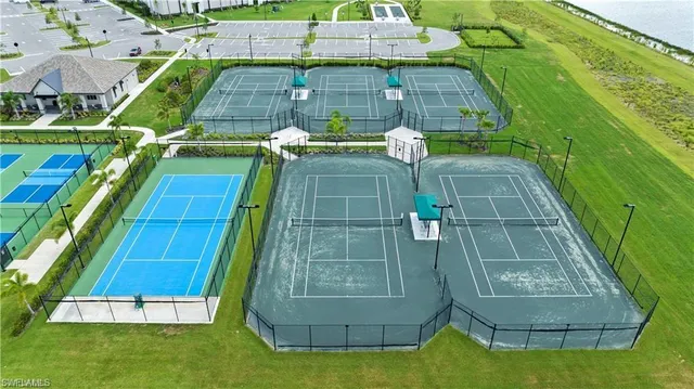 swimming pool with outdoor seating