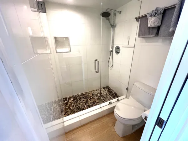 a bathroom with a sink