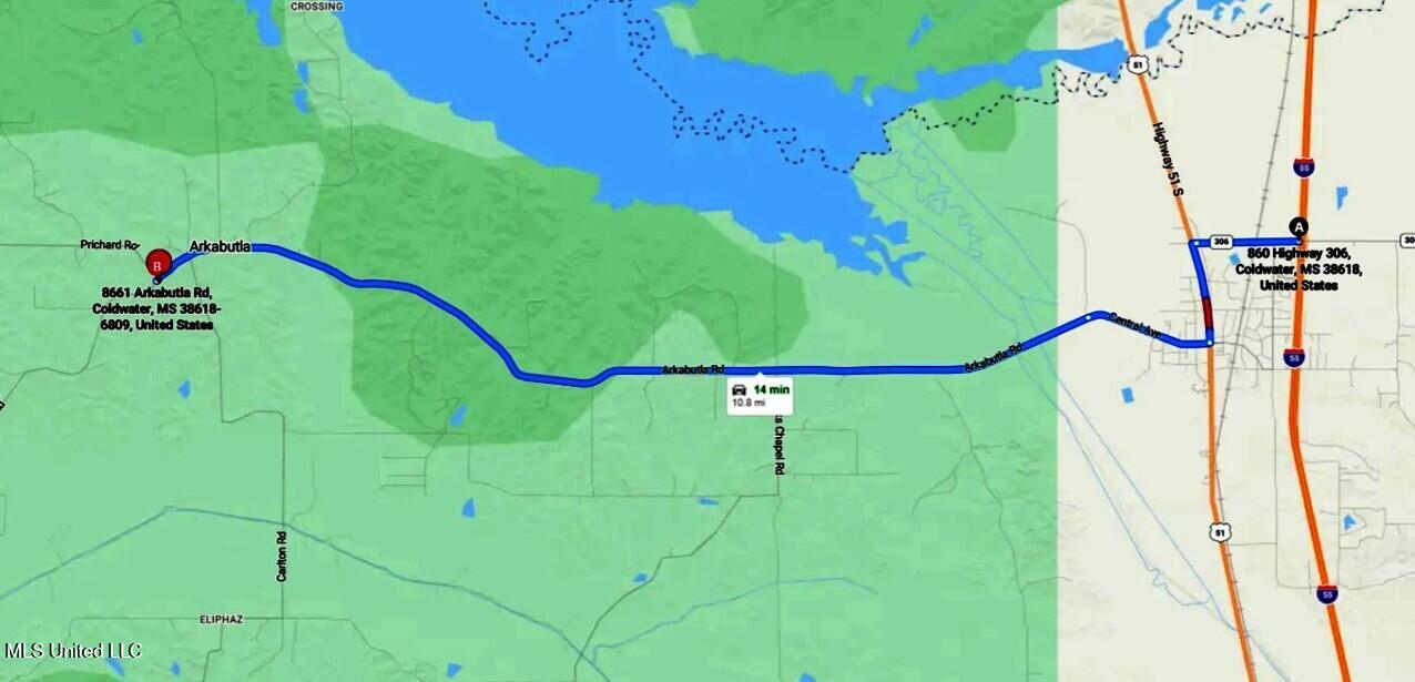8661 Arkabutla Road Coldwater, MS 38618 - Photo 28 of 29 Map 2