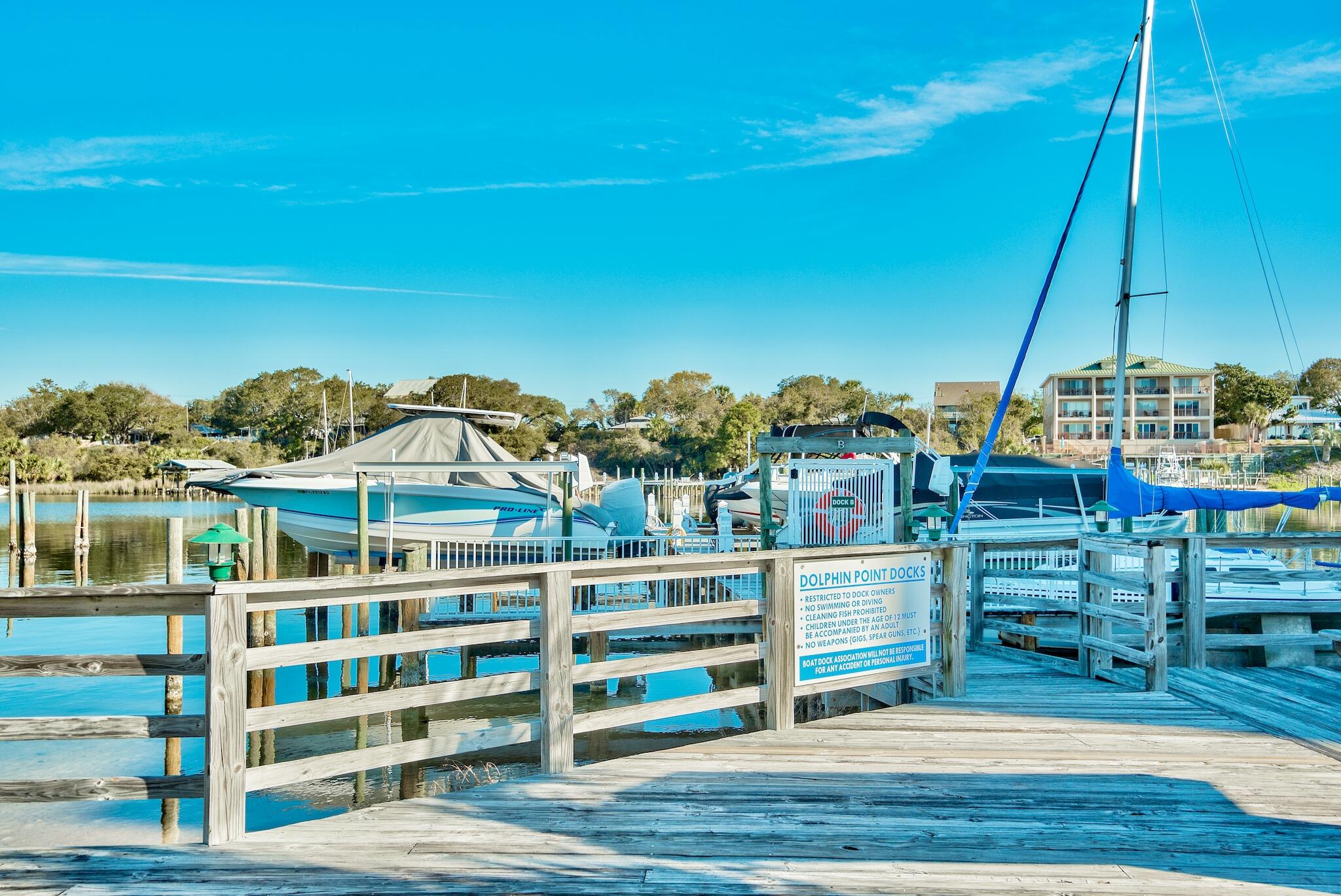 30 Moreno Point Road, Unit 203C Destin, FL 32541 - Photo 31 of 42 Dock Access