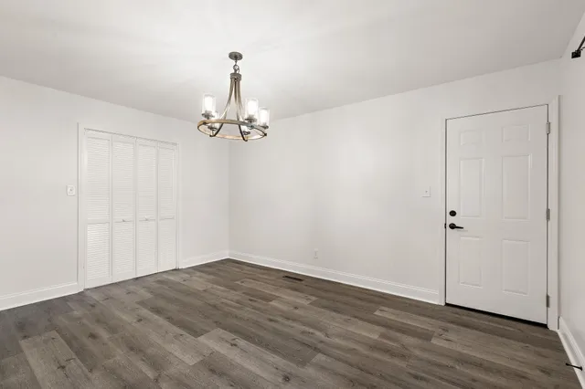 wooden floor in an empty room