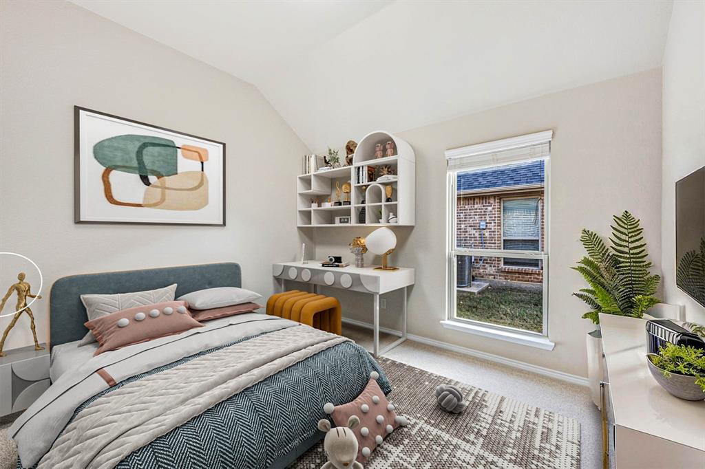 5022 Hidden Creek Road Garland, TX 75043 - Photo 30 of 36 a bedroom with a bed and a window