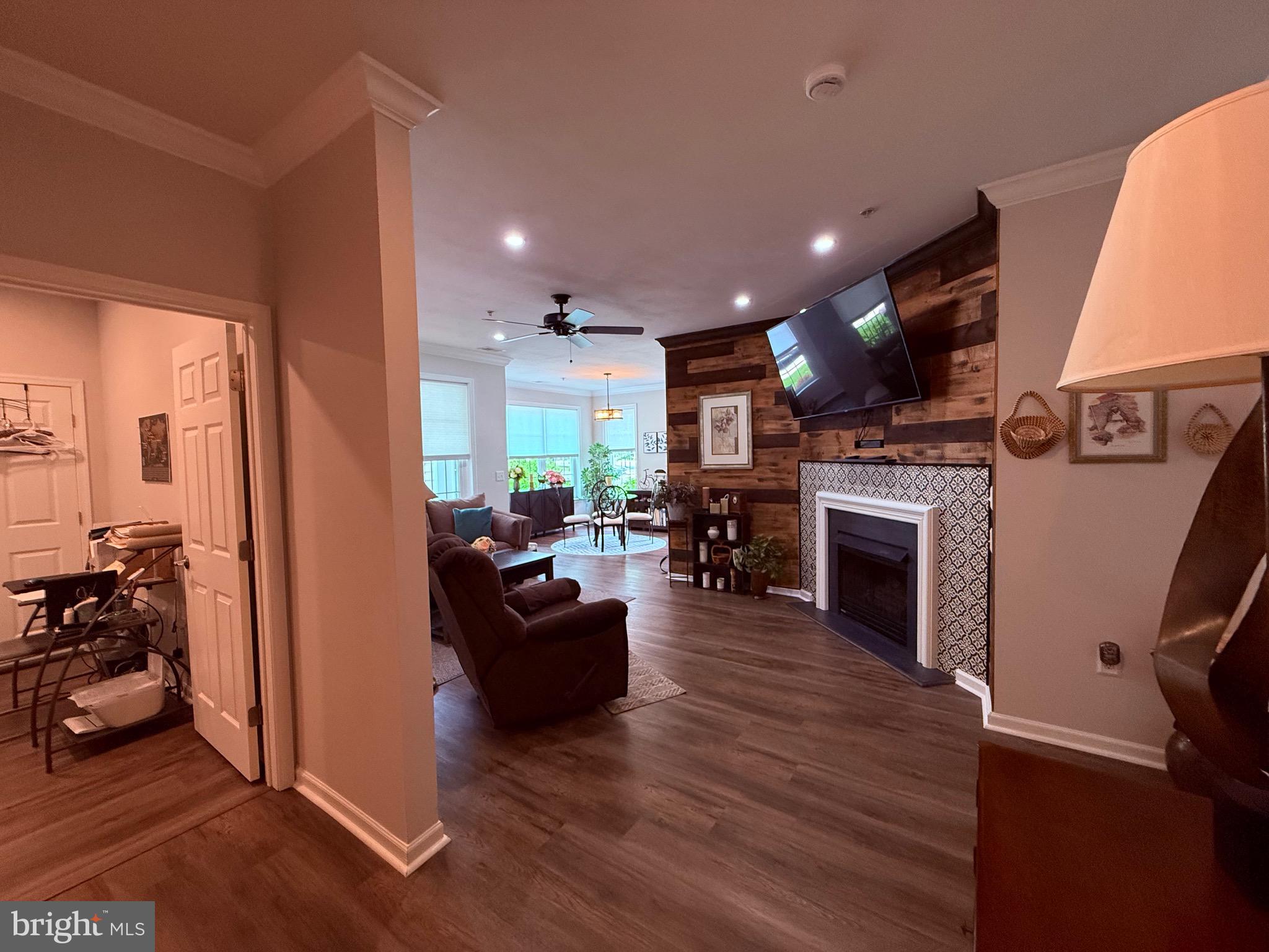 76 Kyle Way Ewing, NJ 08628 - Photo 7 of 38 a living room with furniture or fireplace and a wooden floor