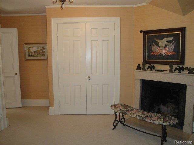 55 Touraine Road Grosse Pointe, MI 48236 - Photo 20 of 25 Master Bedroom Fireplace