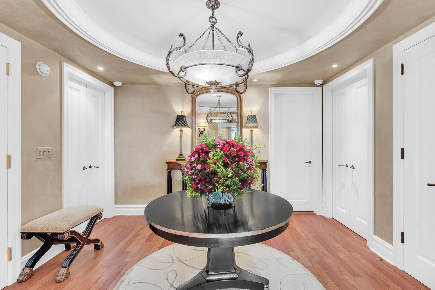160 Central Park South, Unit 1015/1018 Manhattan, NY 10019 - Photo 5 of 10 a view of a dining room with furniture window and wooden floor