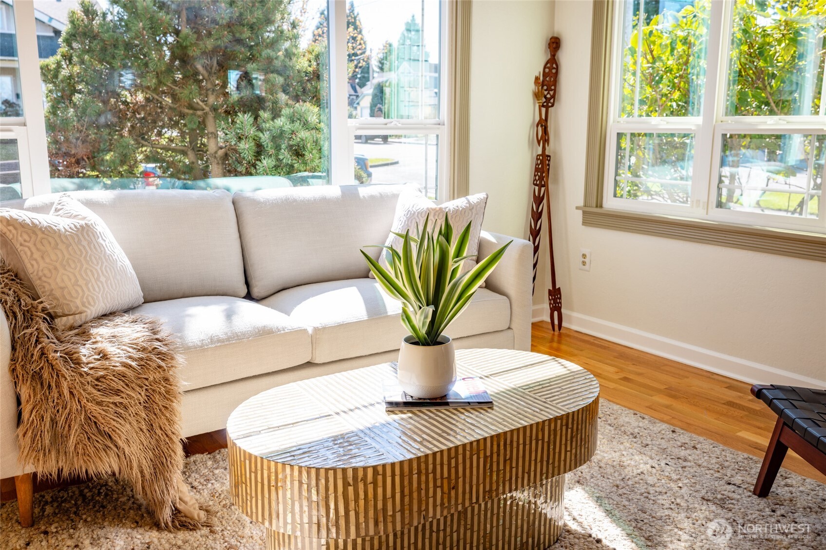 819 K Avenue Anacortes, WA 98221 - Photo 5 of 40 a living room with furniture and a potted plant