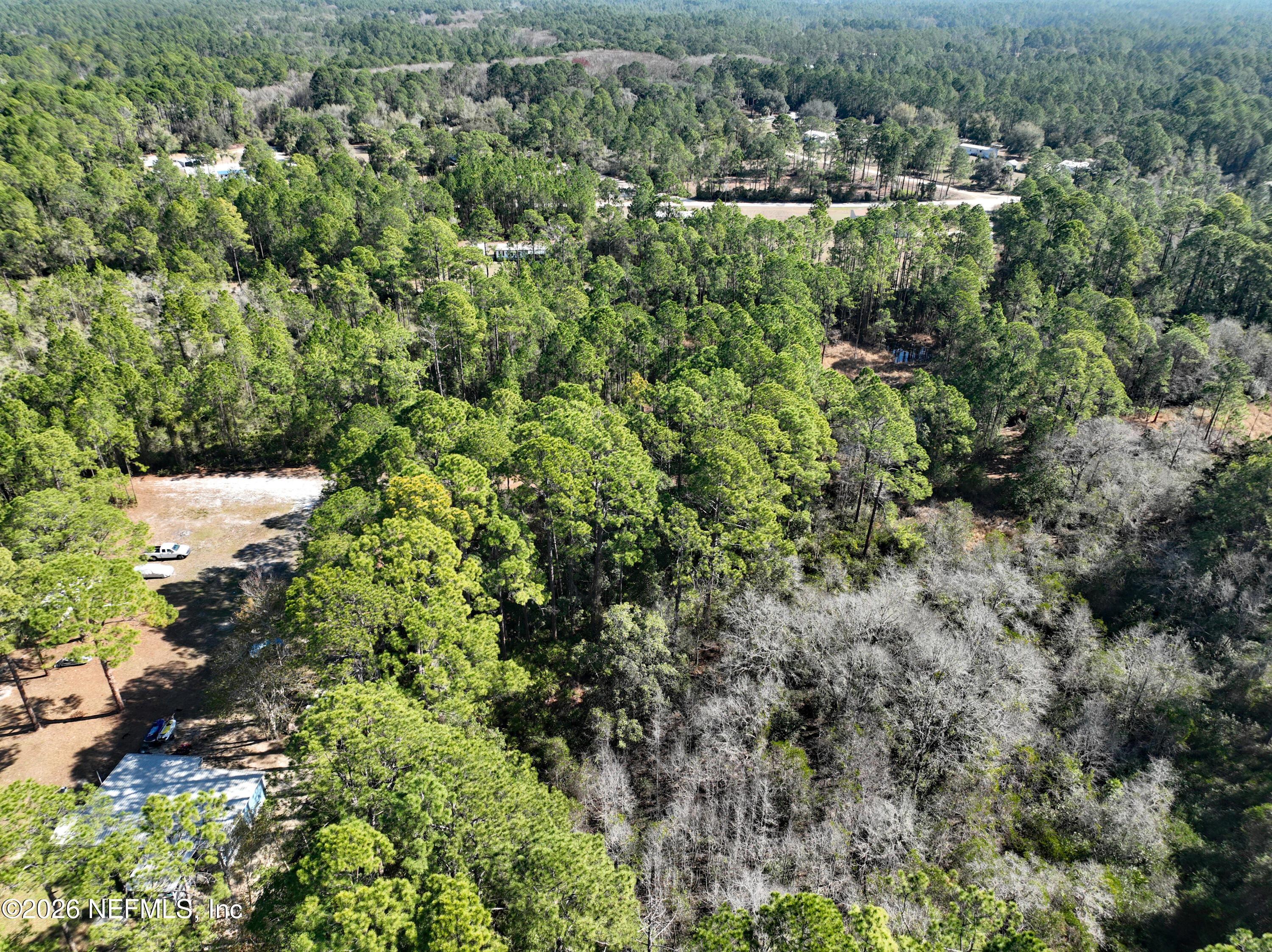 127 Roebuck Road Georgetown, FL 32139 - Photo 23 of 25 an aerial view of residential house with outdoor space and trees all around