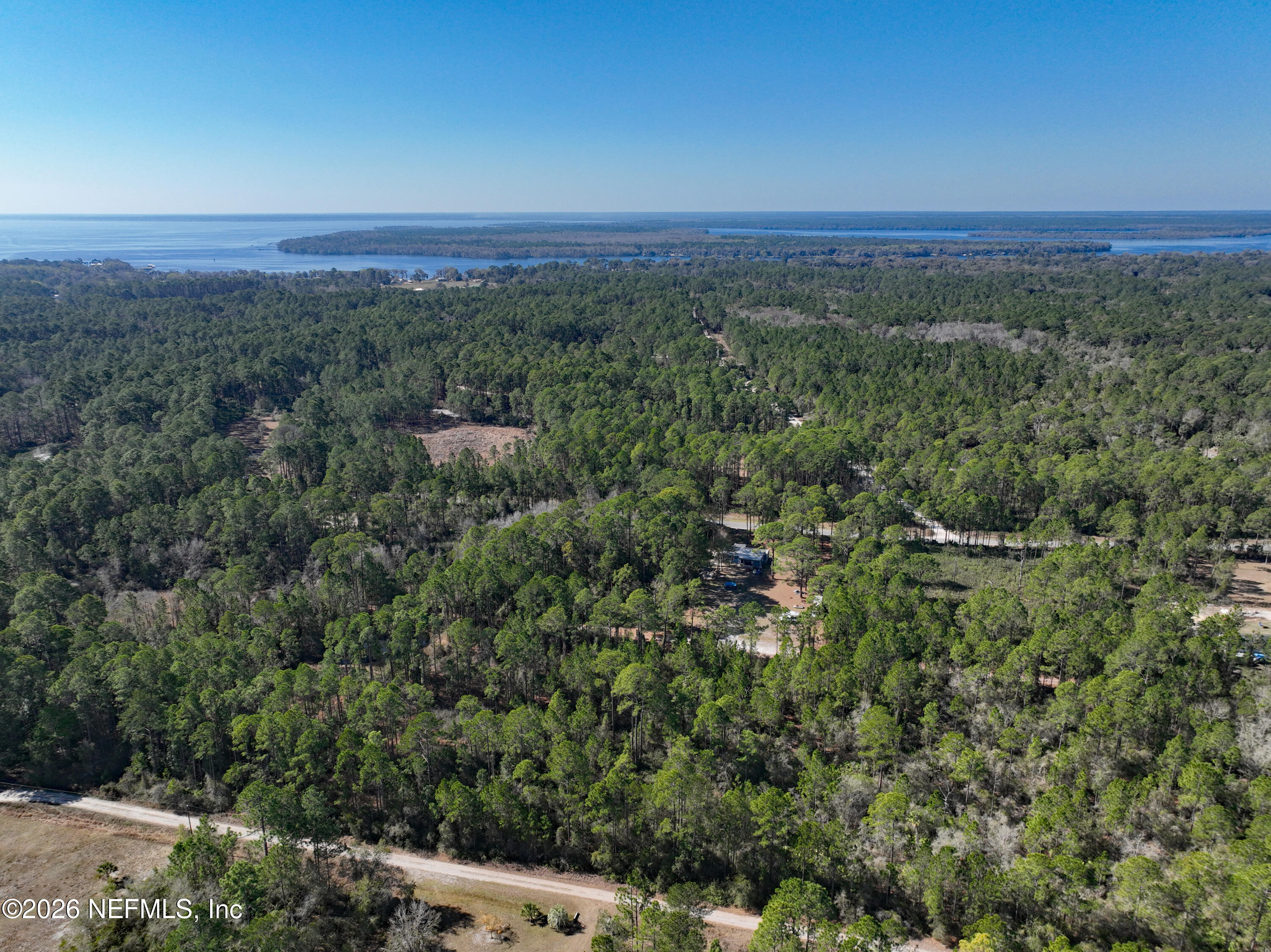 127 Roebuck Road Georgetown, FL 32139 - Photo 3 of 25 a view of a city with lush green forest