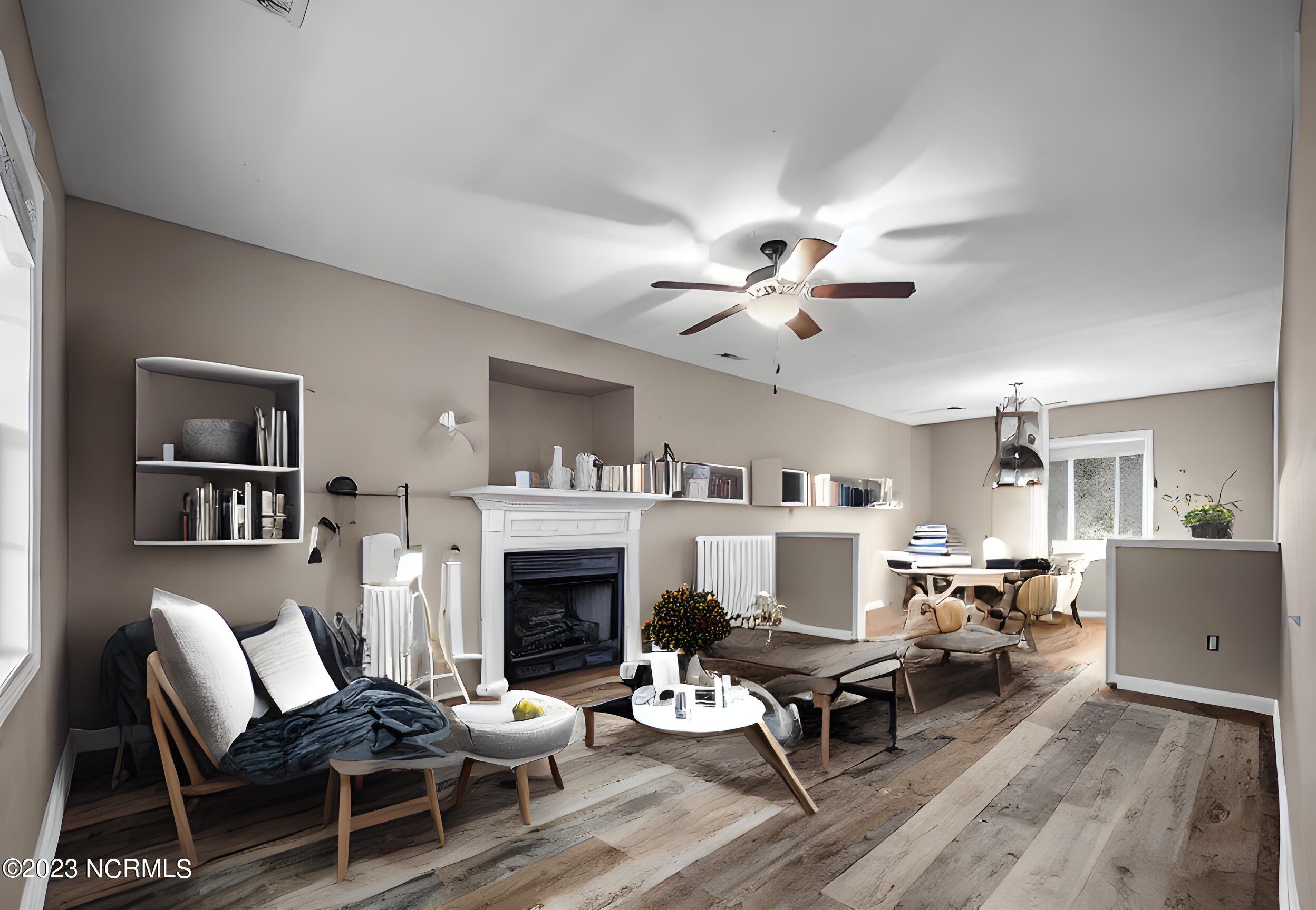 163 Queens Haven Road Hubert, NC 28539 - Photo 3 of 33 Virtually Staged Livingroom