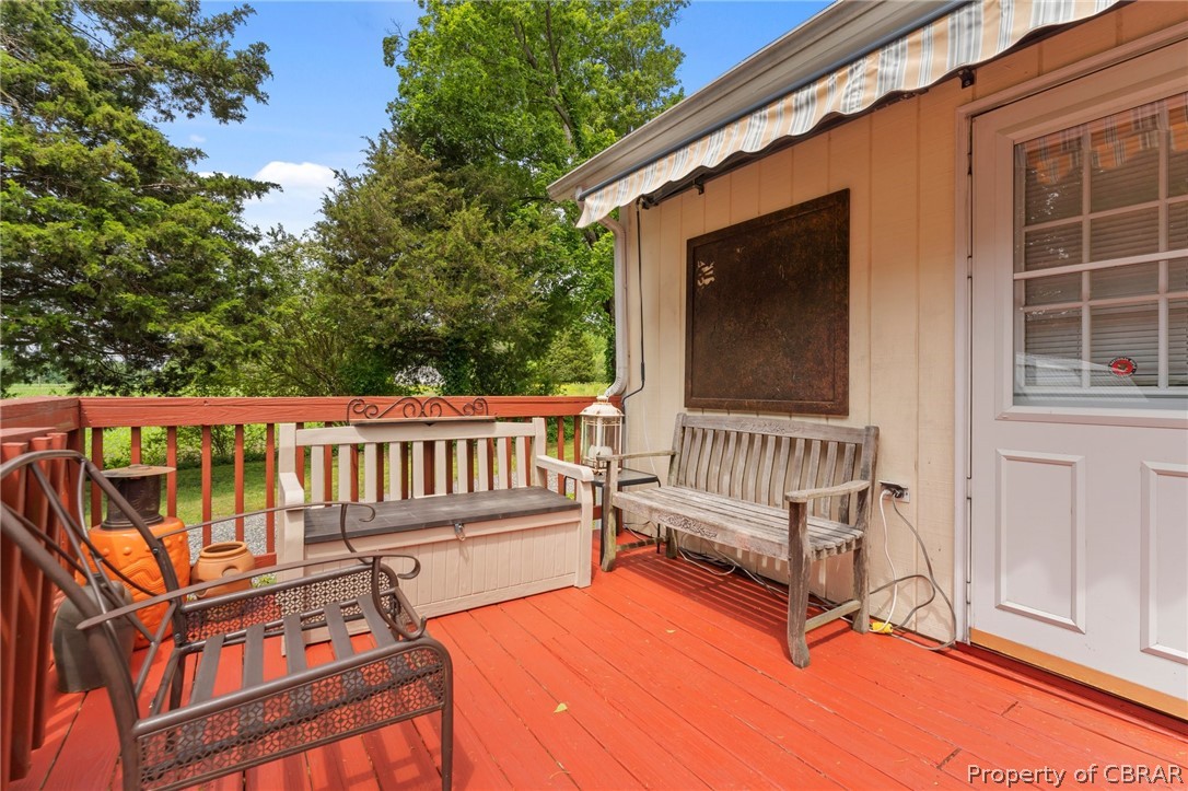 962 Beanes Road Heathsville, VA 22473 - Photo 26 of 33 Rear Deck view 2