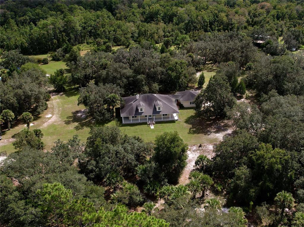 2691 Phillips Road Christmas, FL 32709 - Photo 36 of 38 an aerial view of a house with a yard