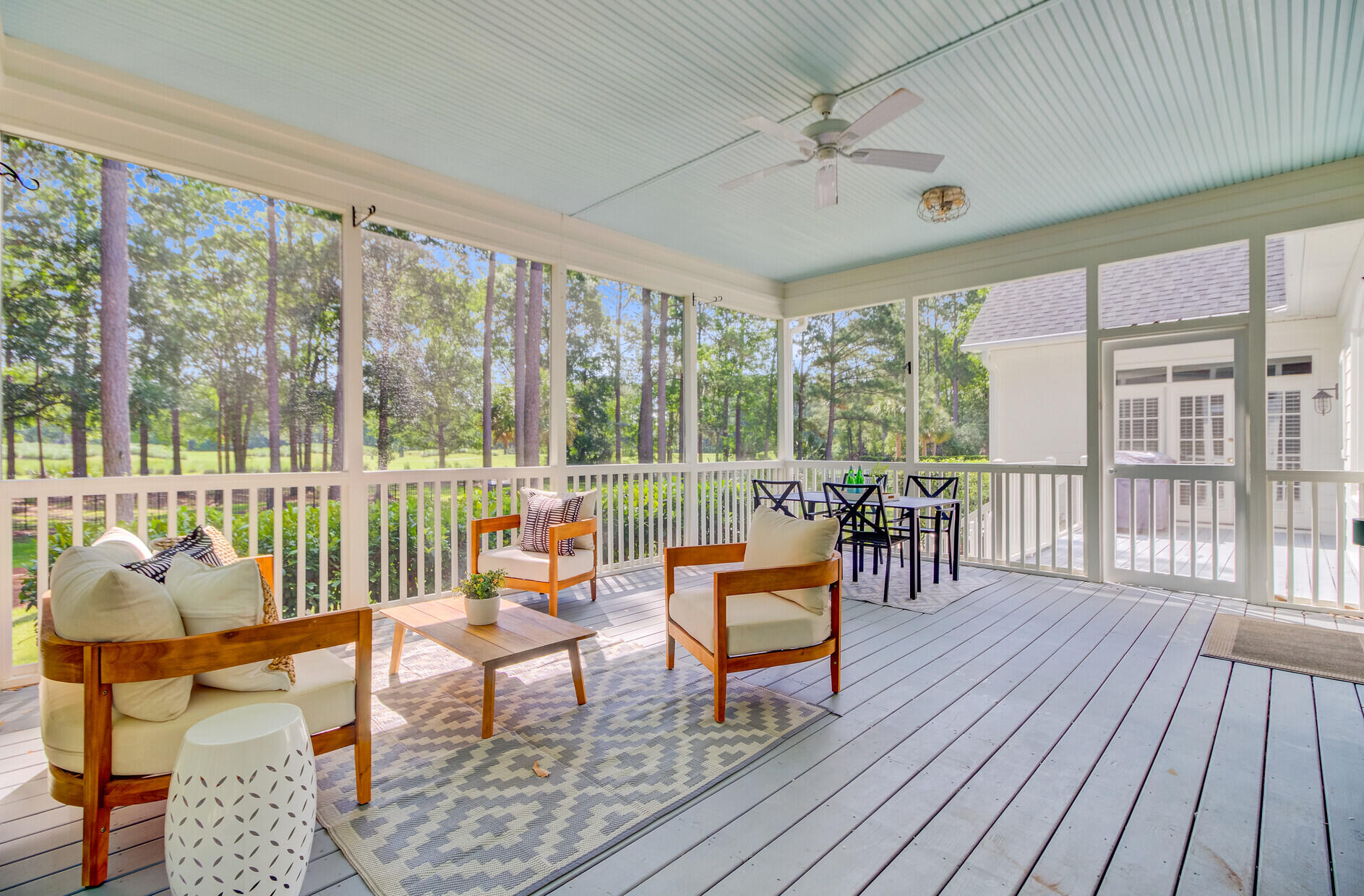1829 Shell Ring Circle Mount Pleasant, SC 29466 - Photo 20 of 69 screened porch flows onto deck