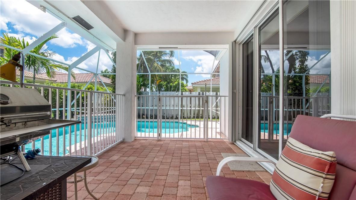 934 Crestview Circle Fort Lauderdale, FL 33327 - Photo 48 of 51 a balcony view with a couch