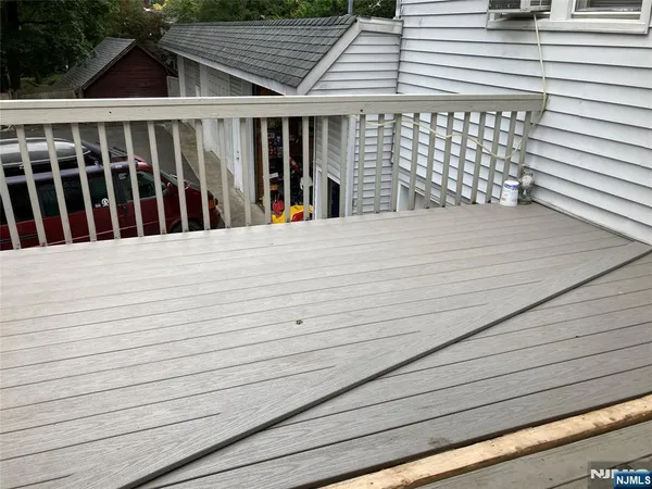 a view of a roof deck