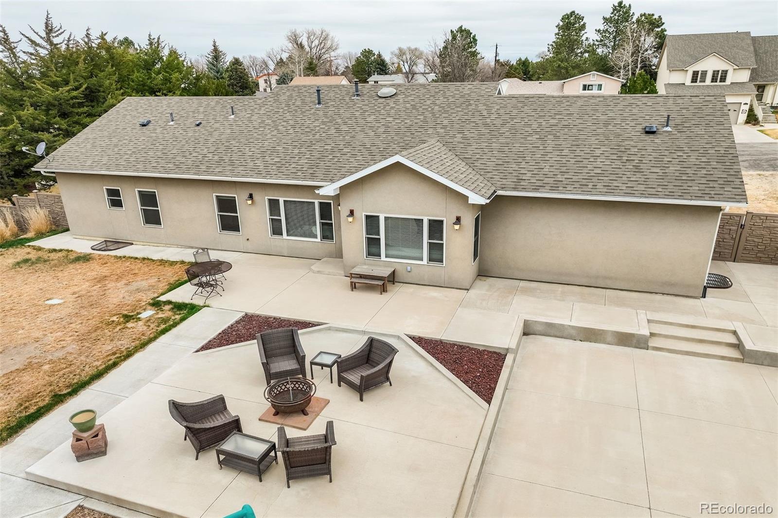 675 9th Street Limon, CO 80828 - Photo 14 of 49 a house view with a outdoor seating space