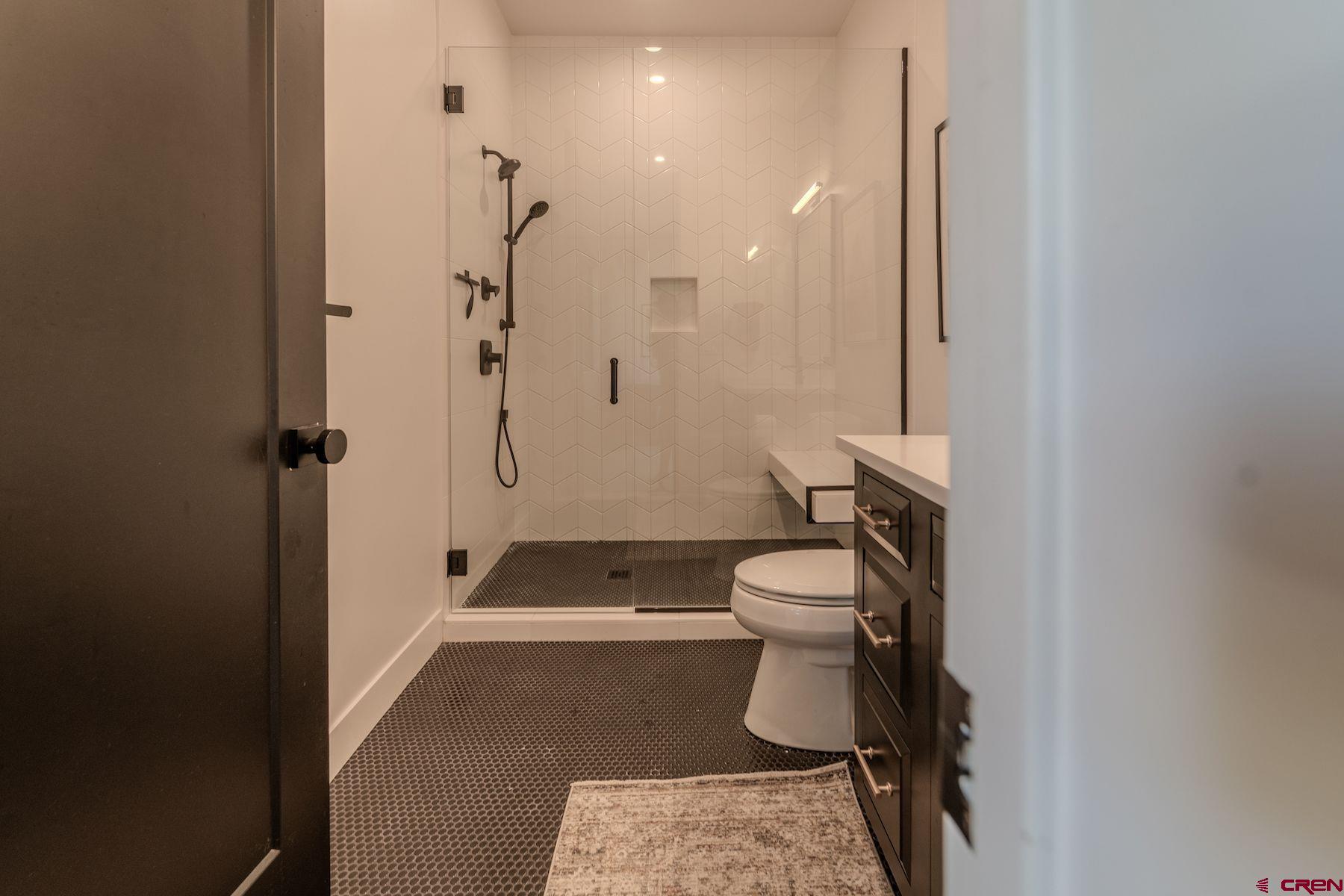 46 Bell Flower Court Durango, CO 81301 - Photo 31 of 40 a bathroom with a toilet and a shower