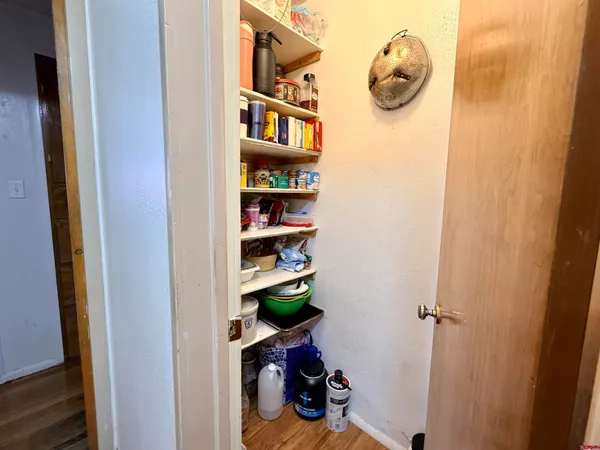 a view of a closet