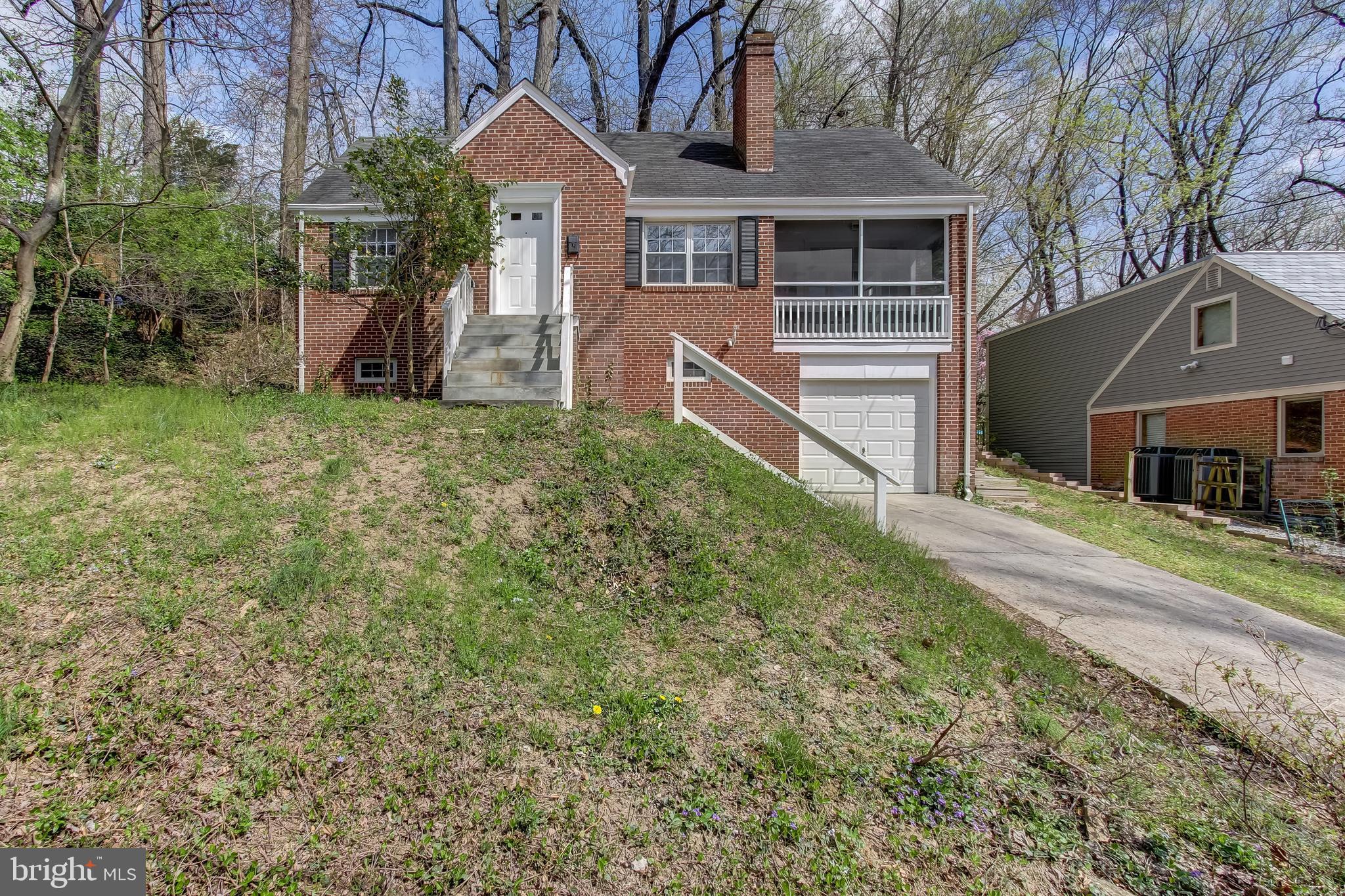 104 Park Valley Road Silver Spring, MD 20910 - Photo 1 of 22 Brick Facade with Freshly Painted Trim & Railings