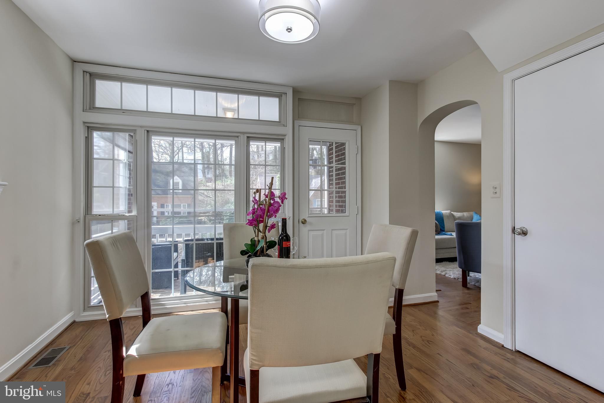104 Park Valley Road Silver Spring, MD 20910 - Photo 5 of 22 Dining Room Offers Access to Screened In Porch