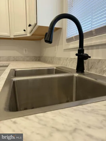 a close view of sink and tap