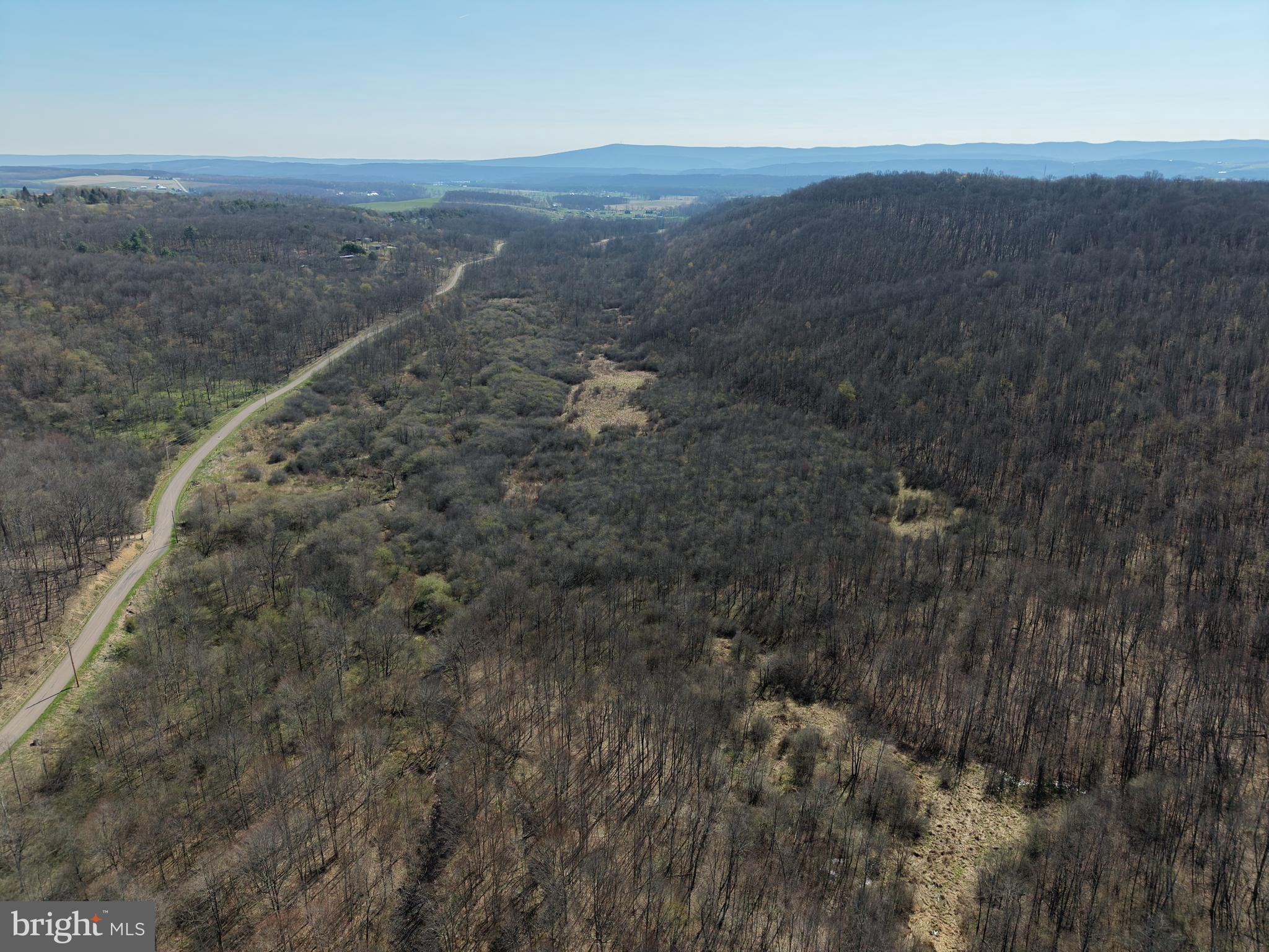 129-acres Black Hollow Road Schellsburg, PA 15559 - Photo 16 of 72 a view of a dry field with mountains in the background