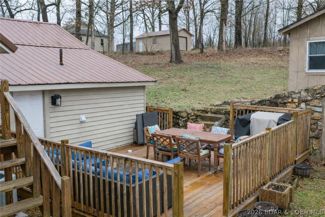 1718 South Aurora Street Eldon, MO 65026 - Photo 24 of 41 Large new deck is great for grilling and entertain