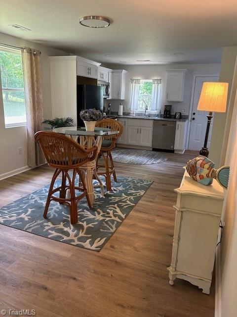 545 South Fieldcrest Road Eden, NC 27288 - Photo 6 of 25 This dining area could accommodate a larger table if you need seating for 6-10.