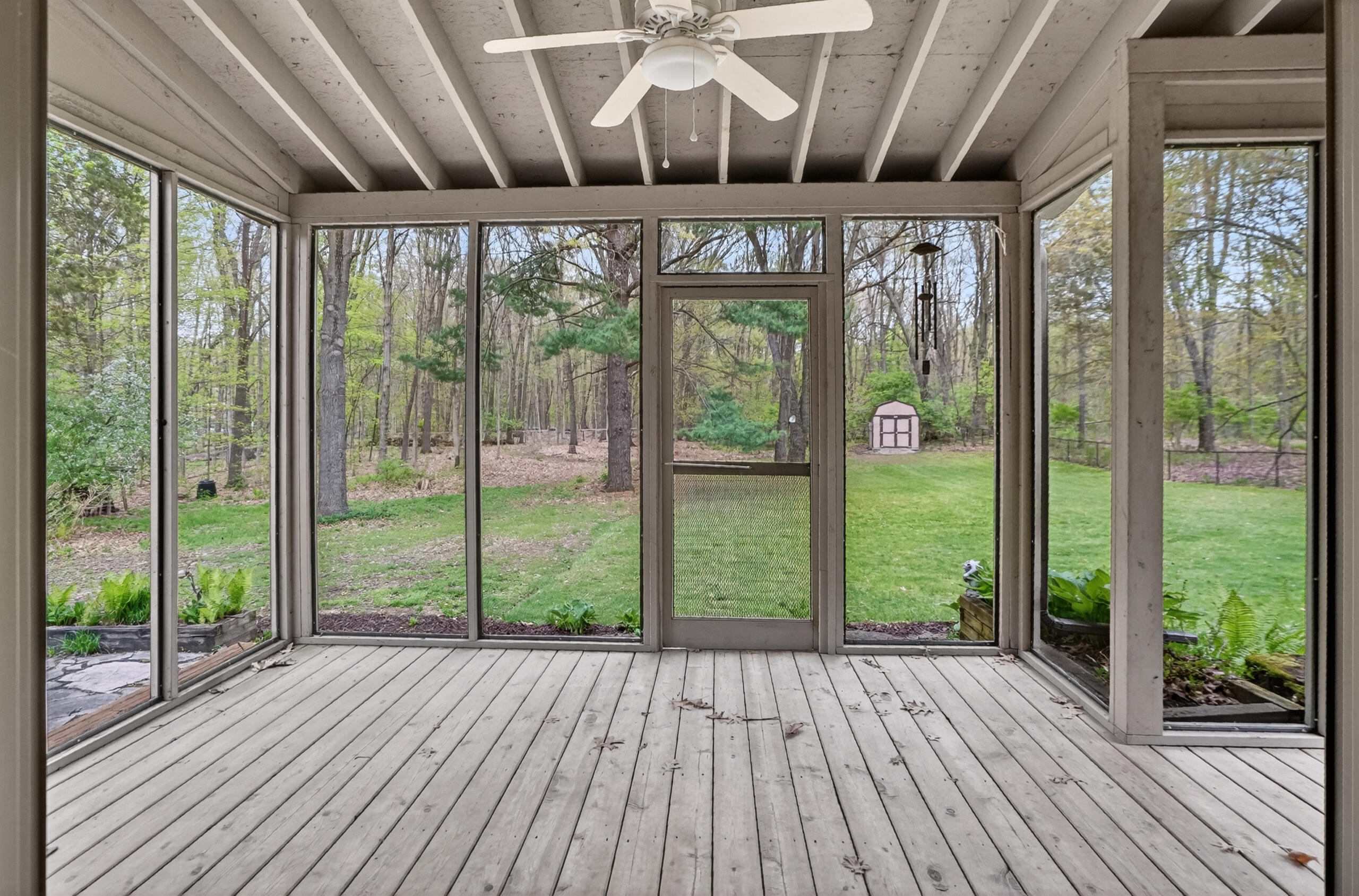 11425 Mcgregor Road Pinckney, MI 48169 - Photo 20 of 50 3-Season Porch facing back yard.