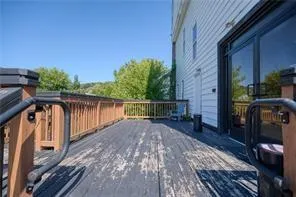 a view of backyard with green space
